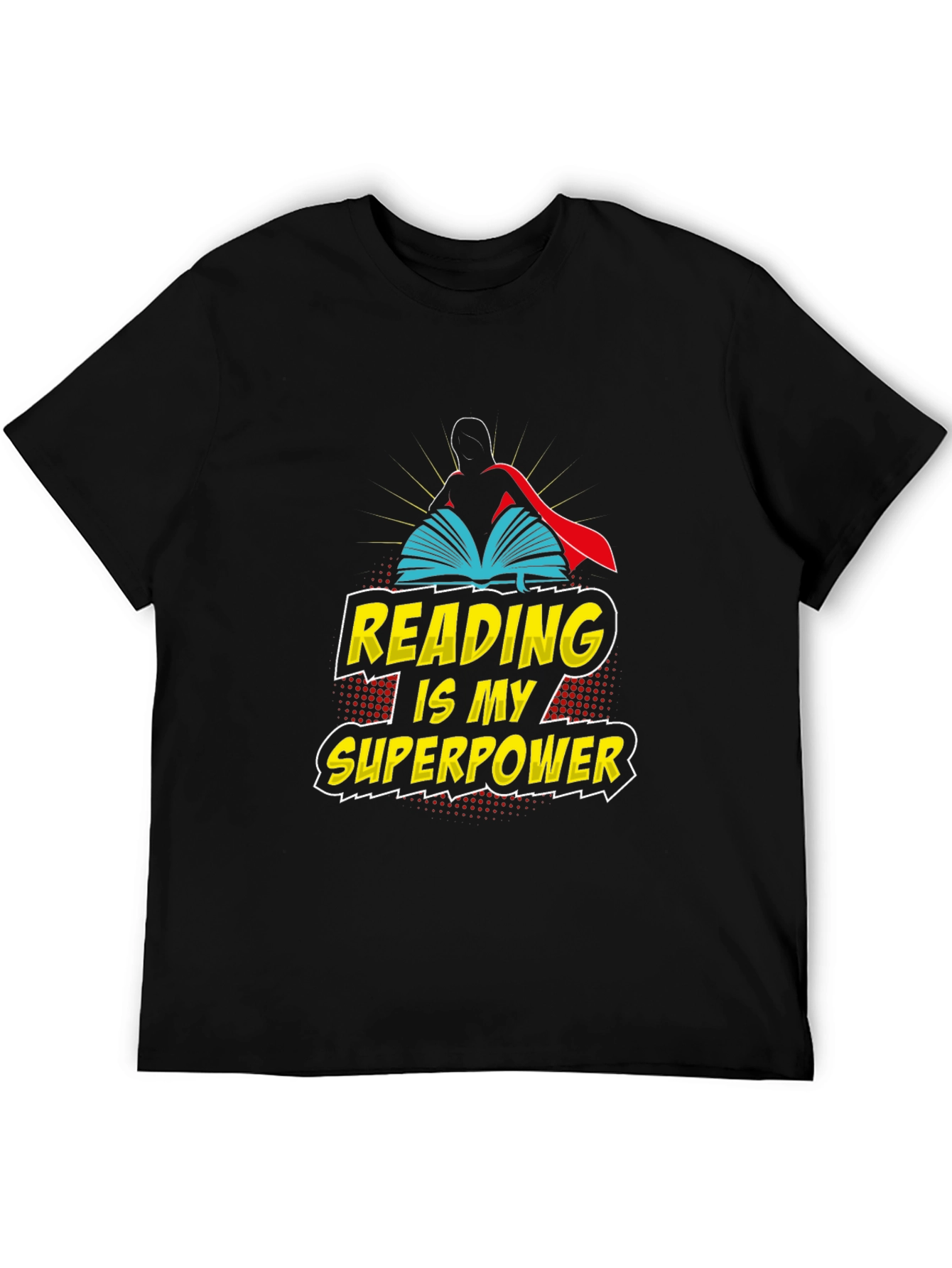 Reading is My Superpower Graphic T-Shirt