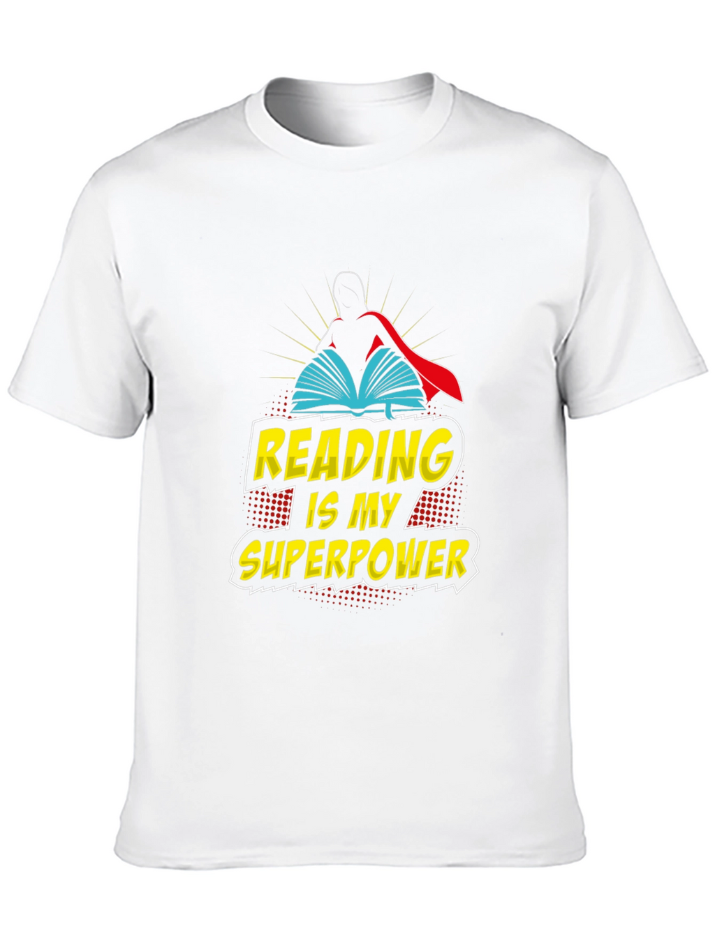 Reading is My Superpower Graphic T-Shirt