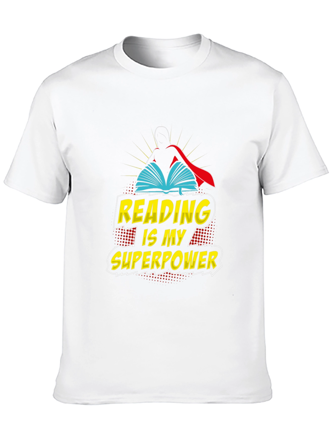 Reading is My Superpower Graphic T-Shirt