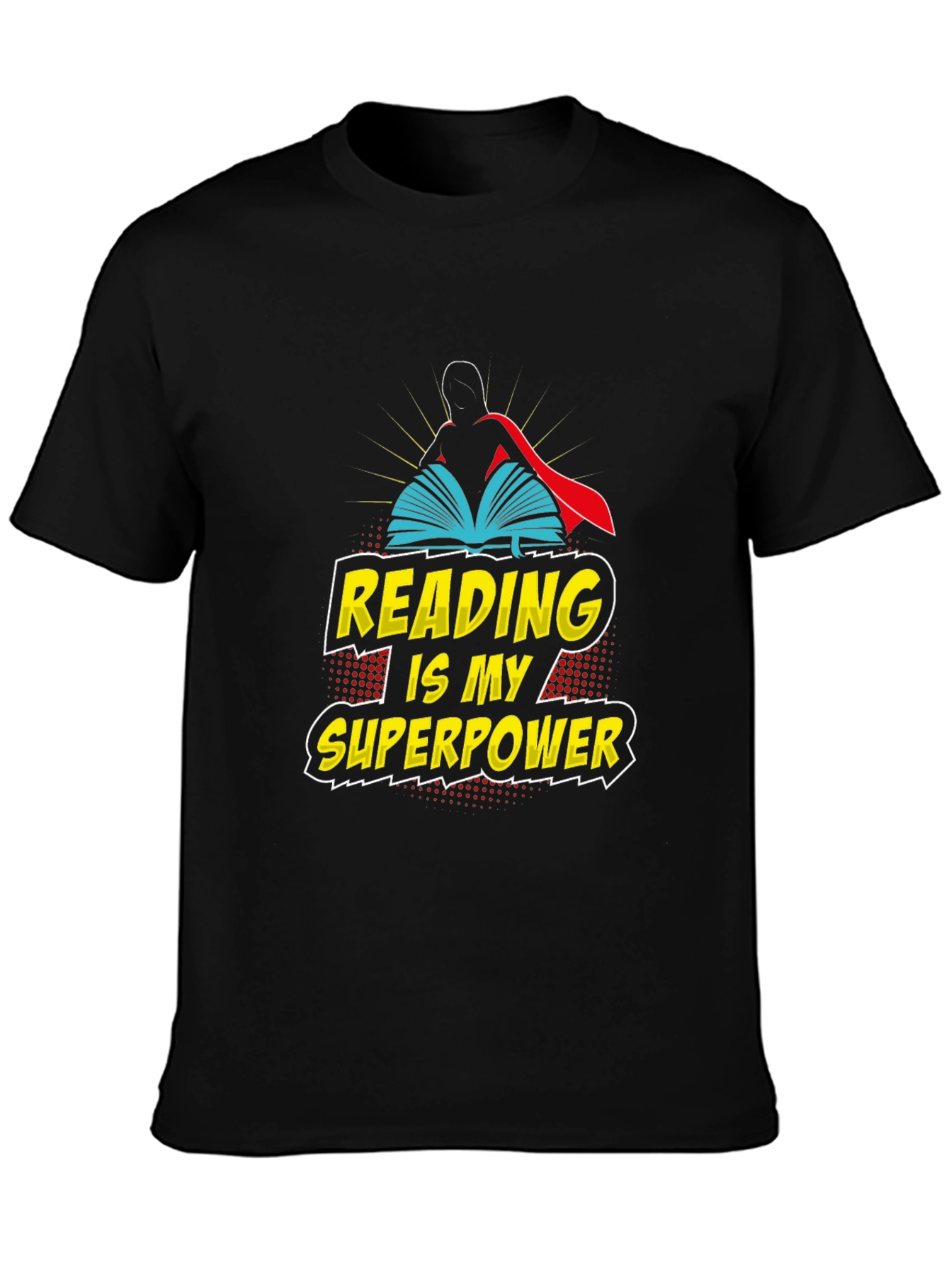 Reading is My Superpower Graphic T-Shirt