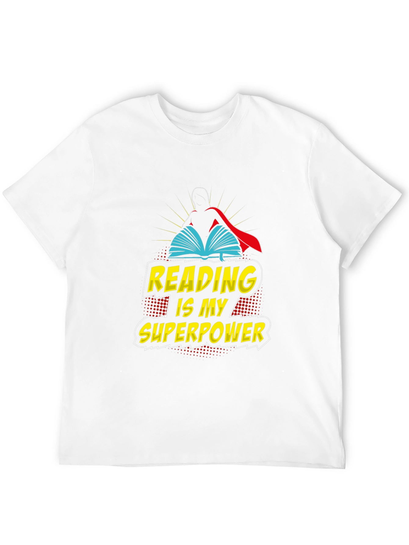 Reading is My Superpower Graphic T-Shirt
