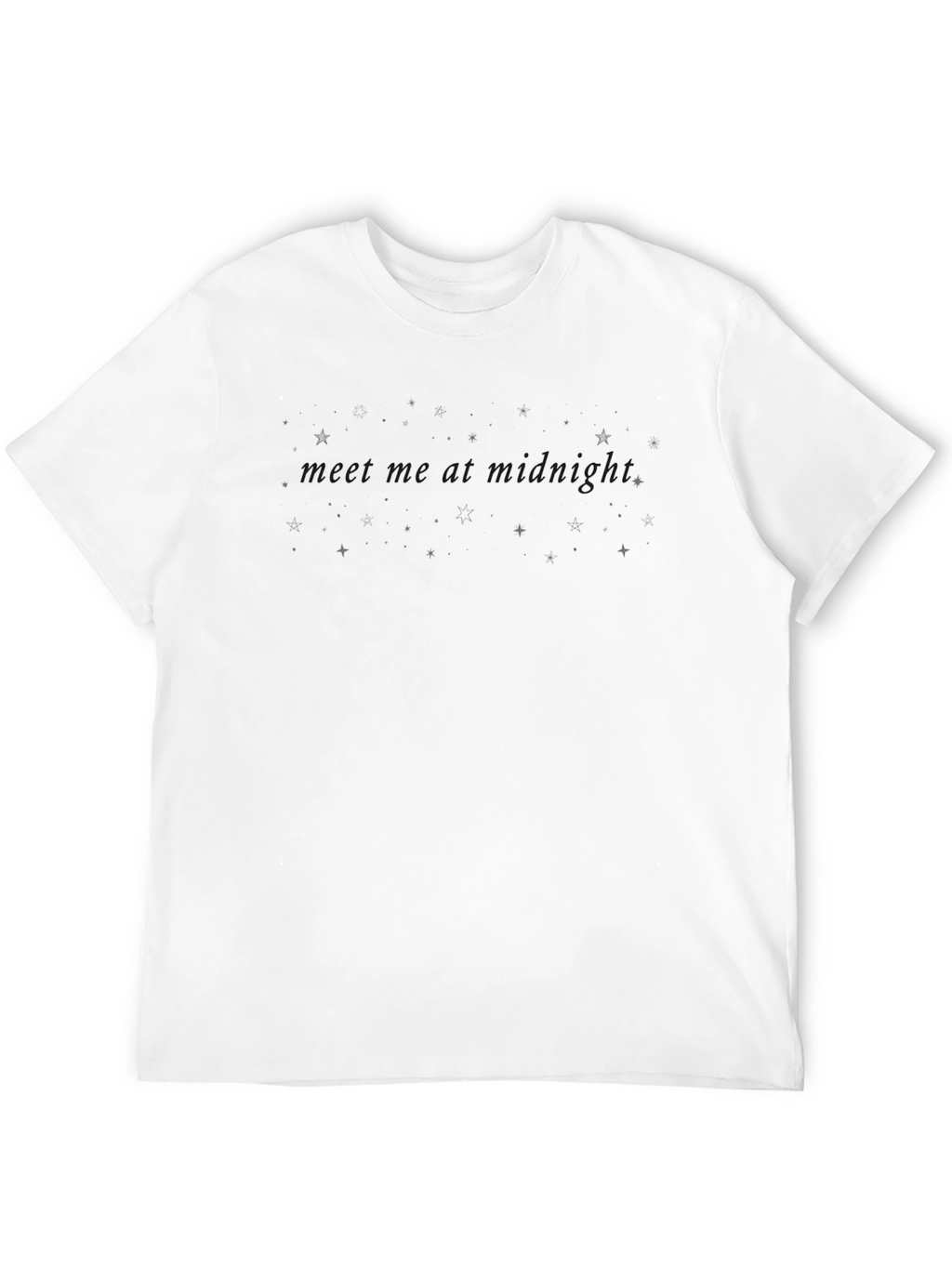 Meet Me at Midnight Black Graphic Tee