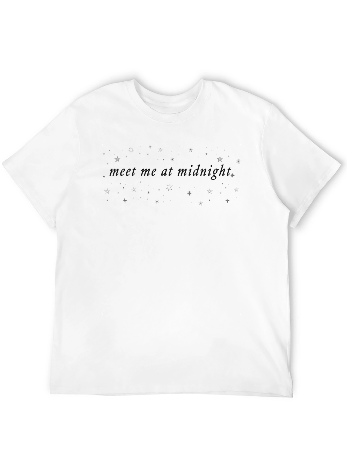 Meet Me at Midnight Black Graphic Tee