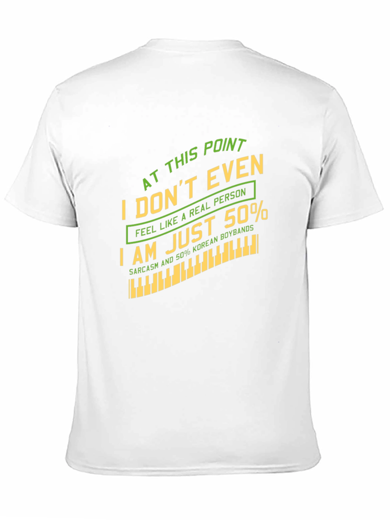 Humorous 50% Korean Boybands Graphic T-Shirt