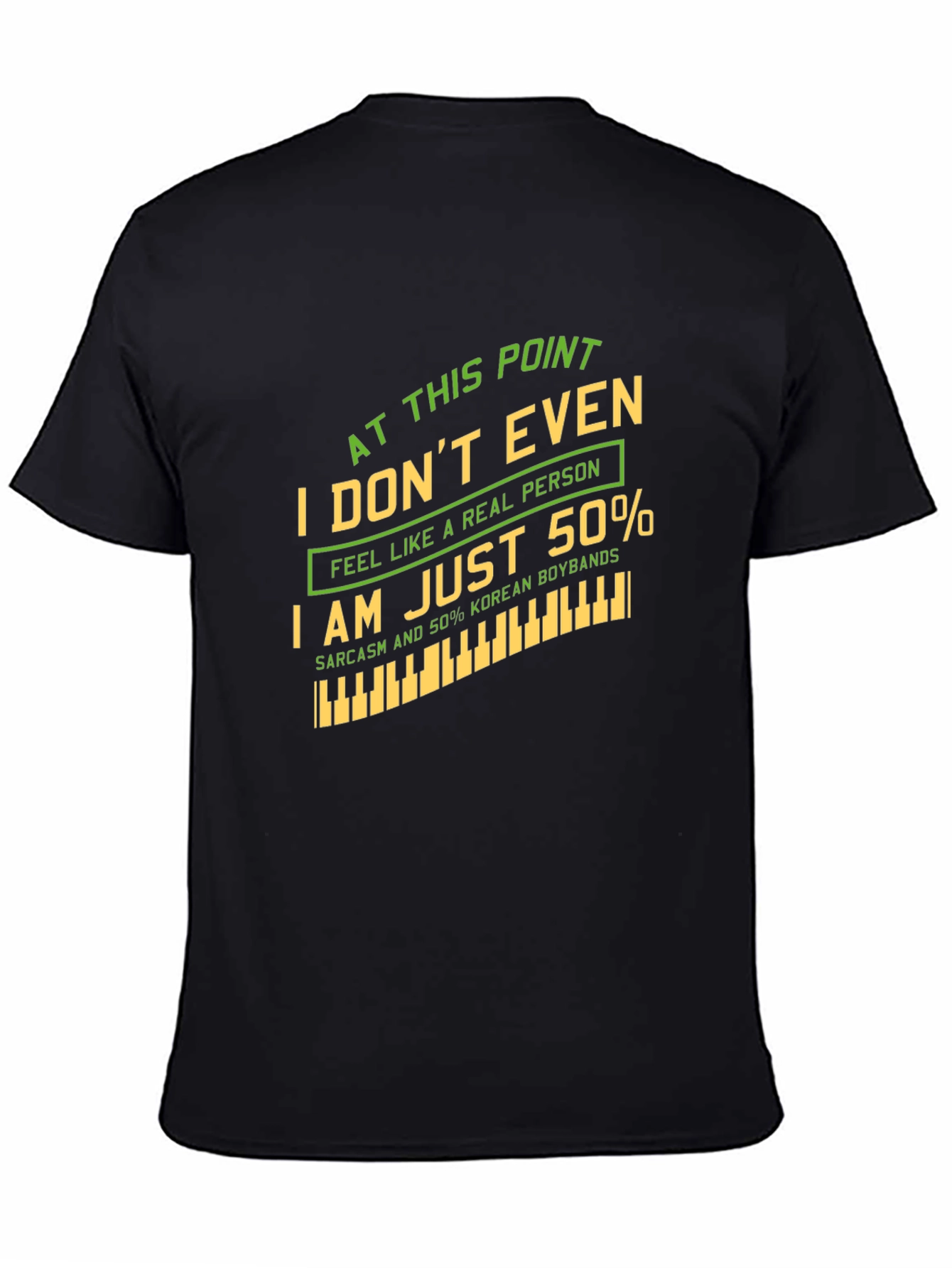 Humorous 50% Korean Boybands Graphic T-Shirt