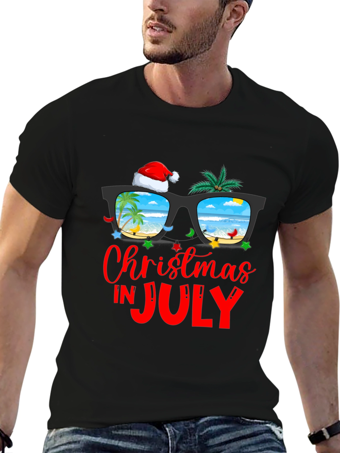 Christmas in July Graphic T-Shirt
