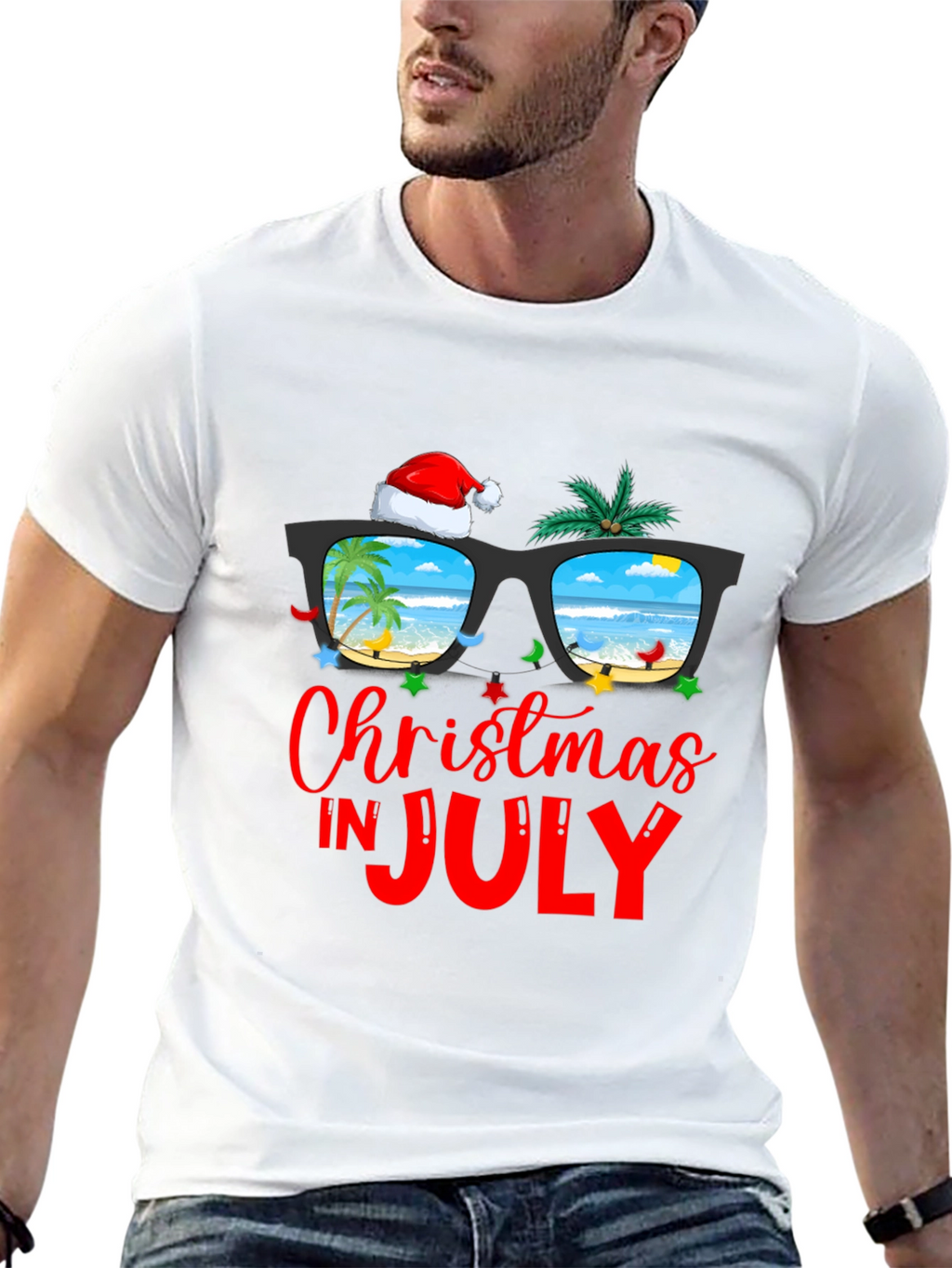 Christmas in July Graphic T-Shirt