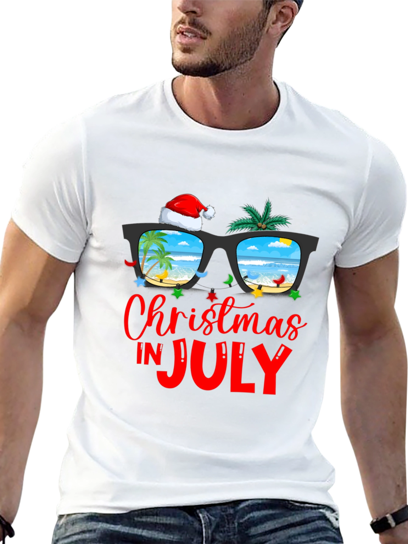 Christmas in July Graphic T-Shirt