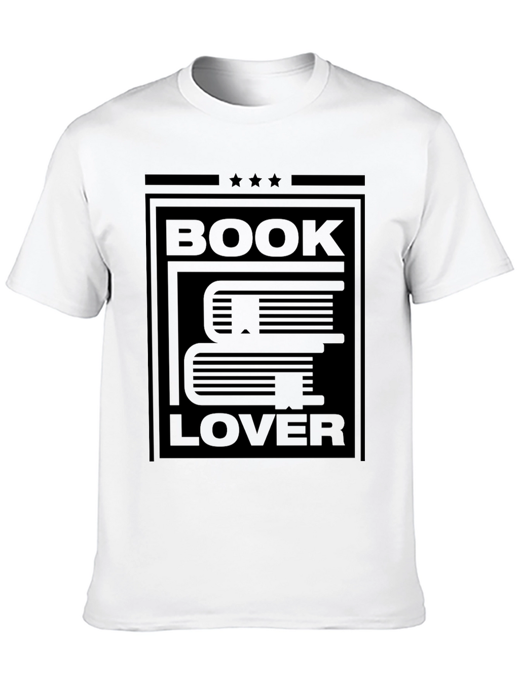 Book Lover T-Shirt - Black Graphic Tee