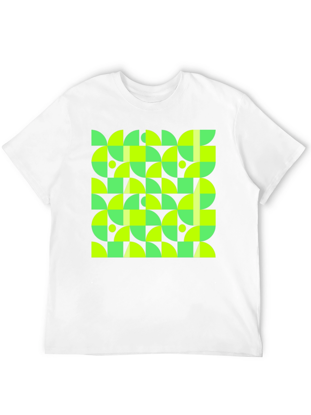 Geometric Pattern Black T-Shirt