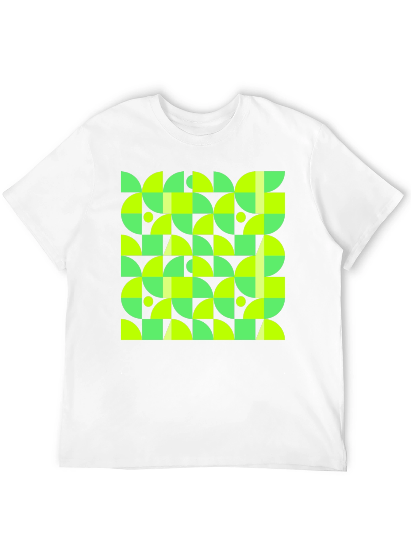 Geometric Pattern Black T-Shirt