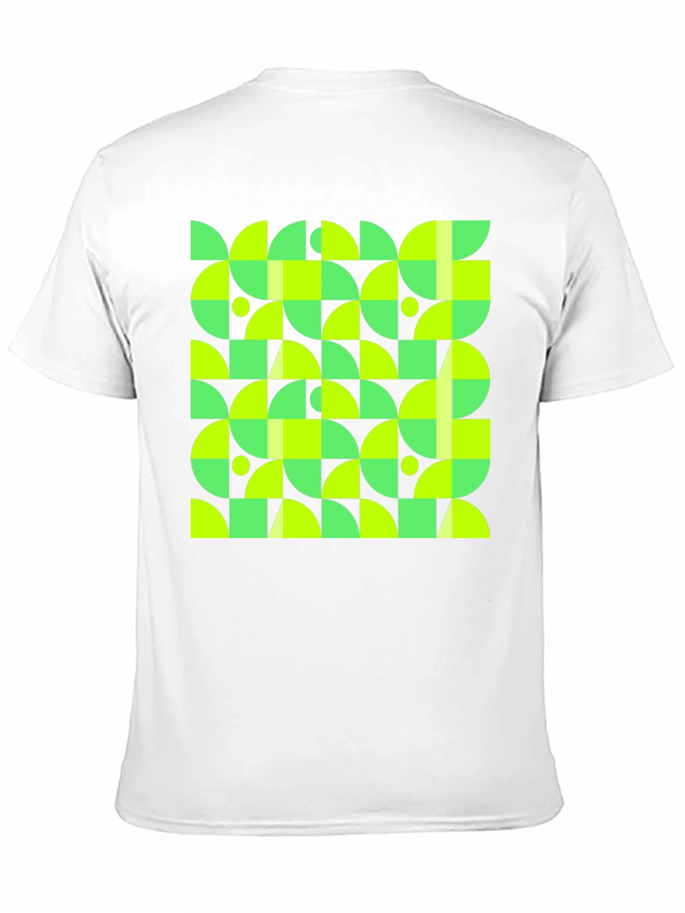 Geometric Pattern Black T-Shirt