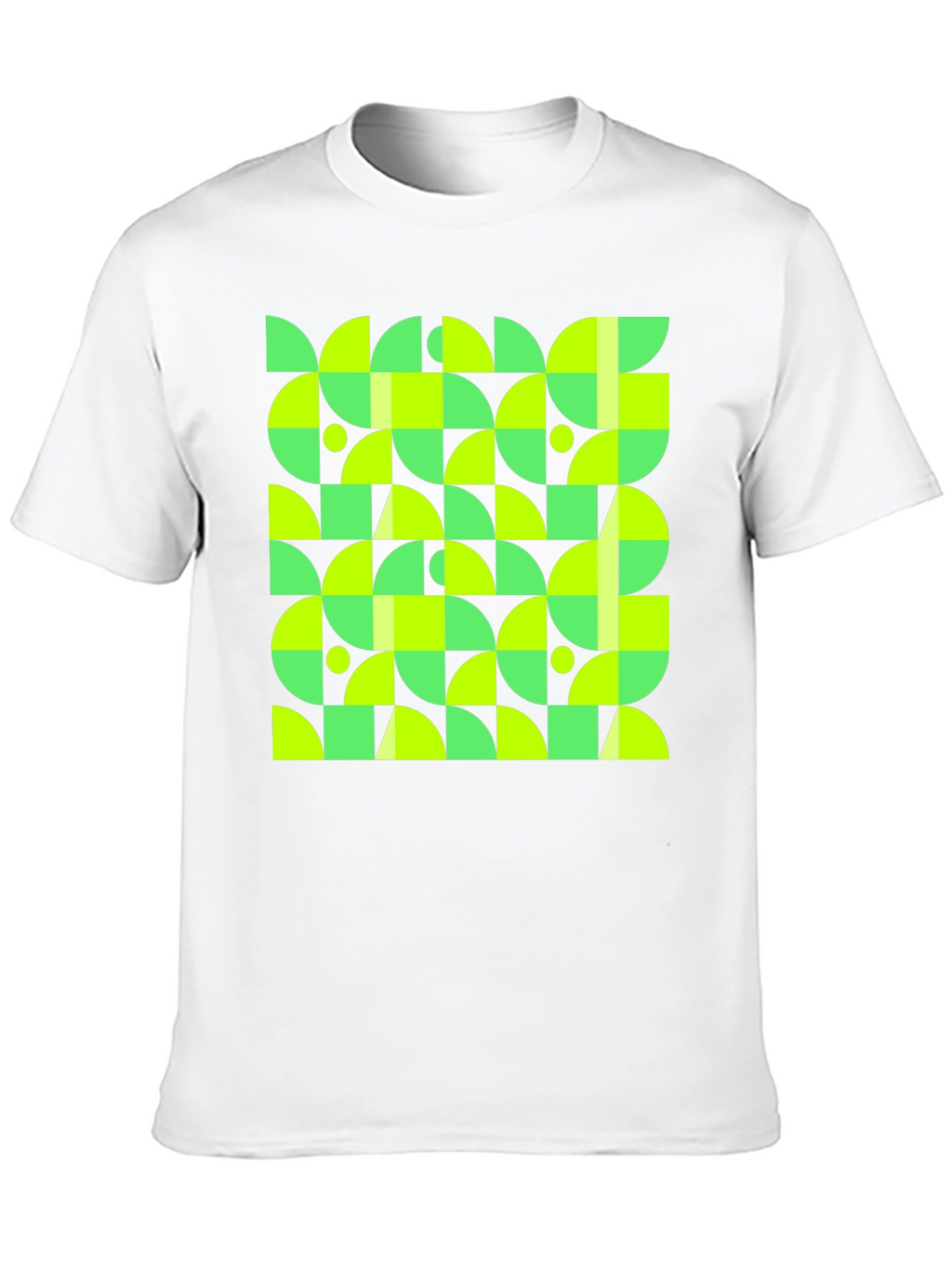 Geometric Pattern Black T-Shirt