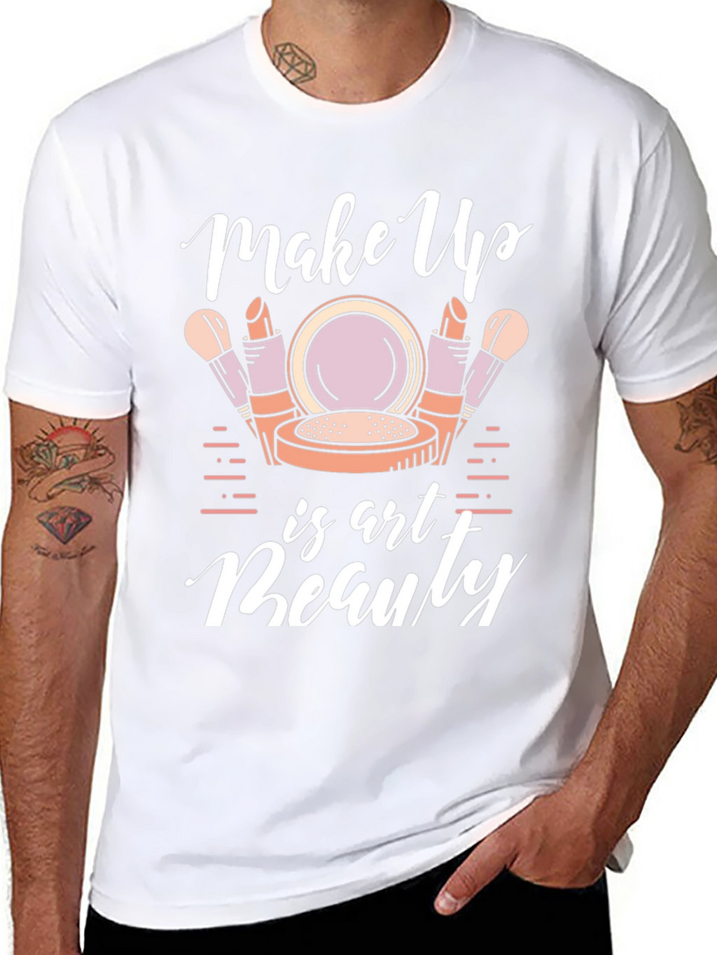 Make Up is Art Beauty Graphic T-Shirt