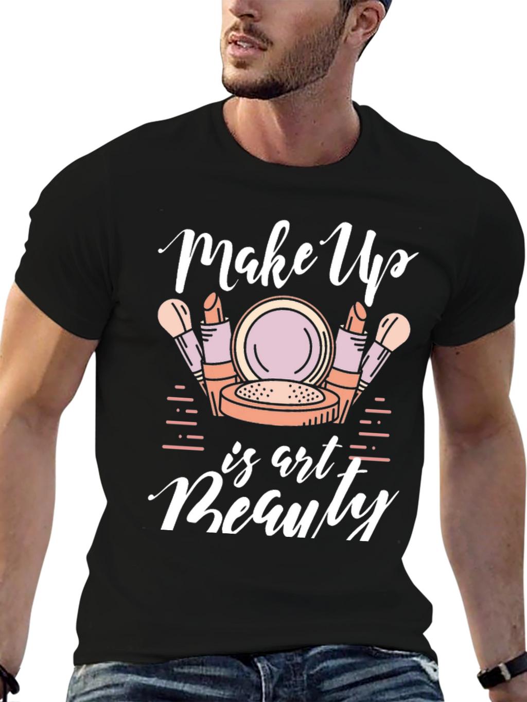 Make Up is Art Beauty Graphic T-Shirt