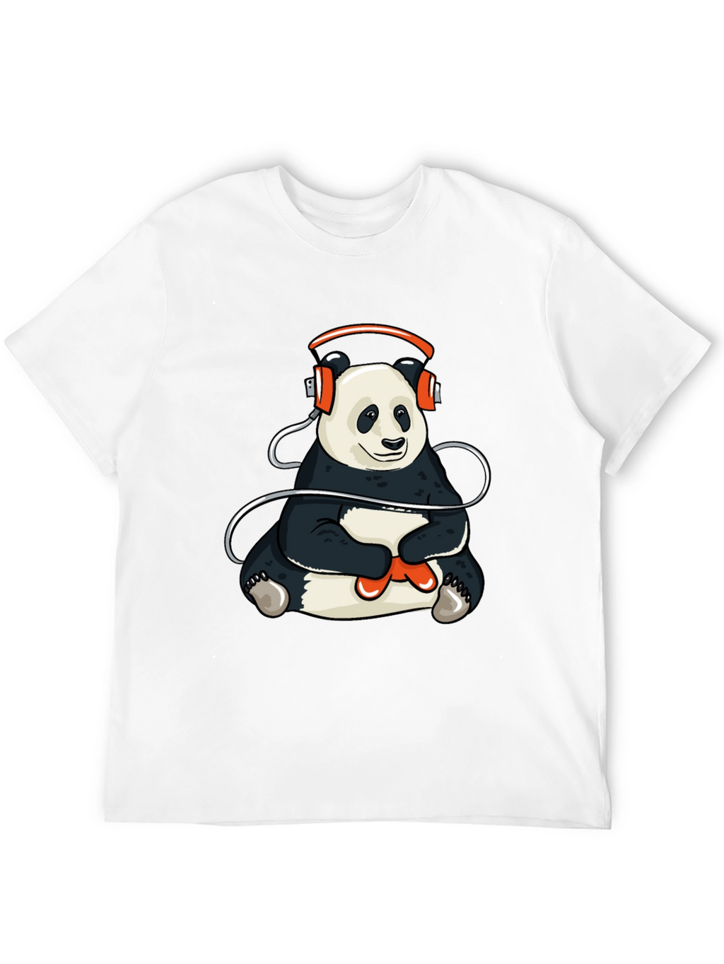 Panda Gamer T-Shirt - Black Graphic Tee