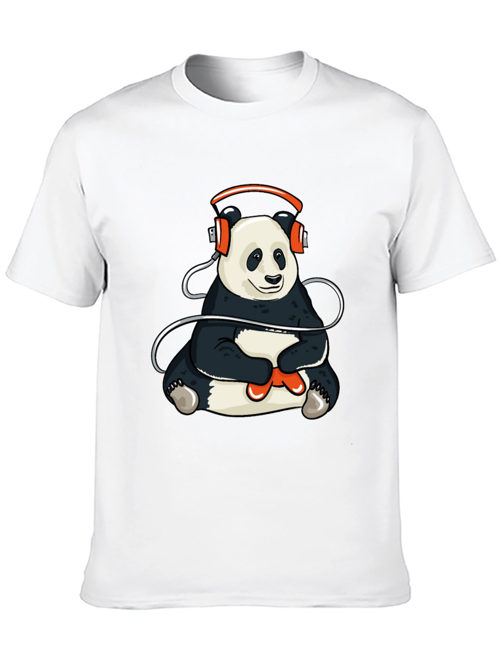 Panda Gamer T-Shirt - Black Graphic Tee