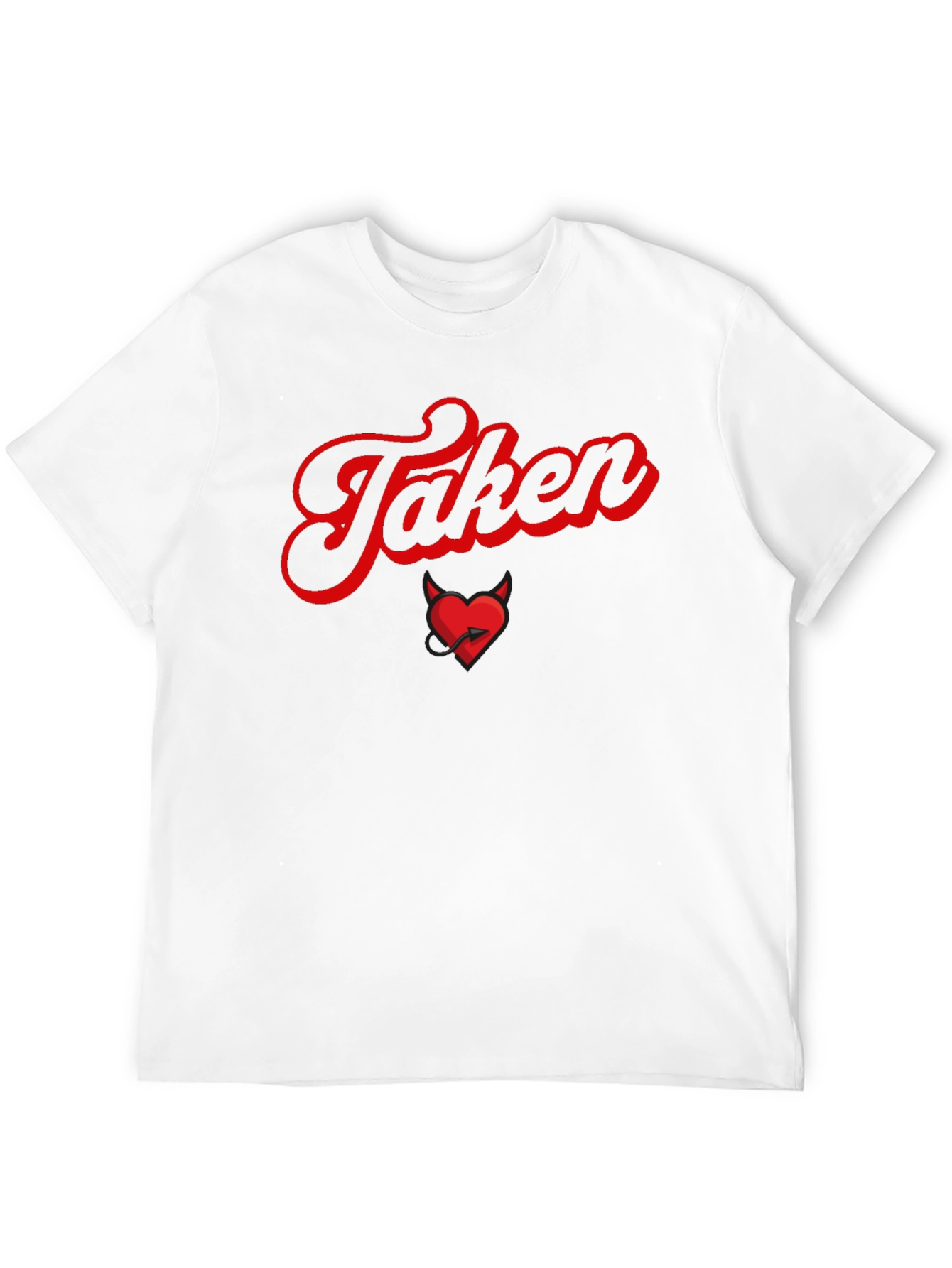 Taken Devil Heart Graphic Tee - Valentines Day