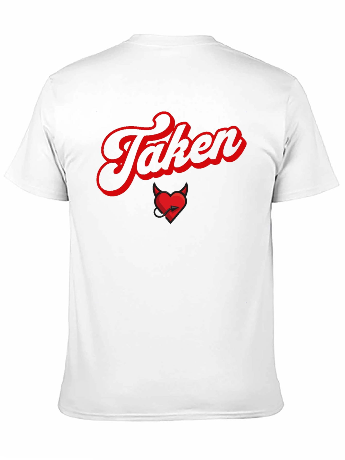 Taken Devil Heart Graphic Tee - Valentines Day