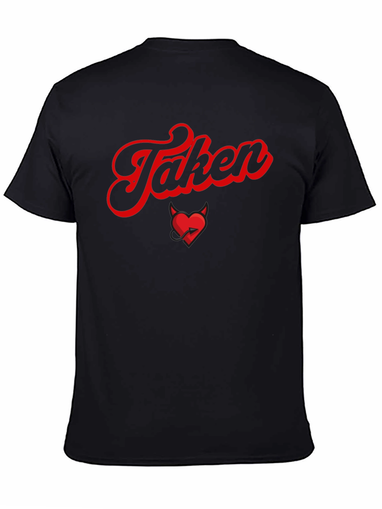 Taken Devil Heart Graphic Tee - Valentines Day
