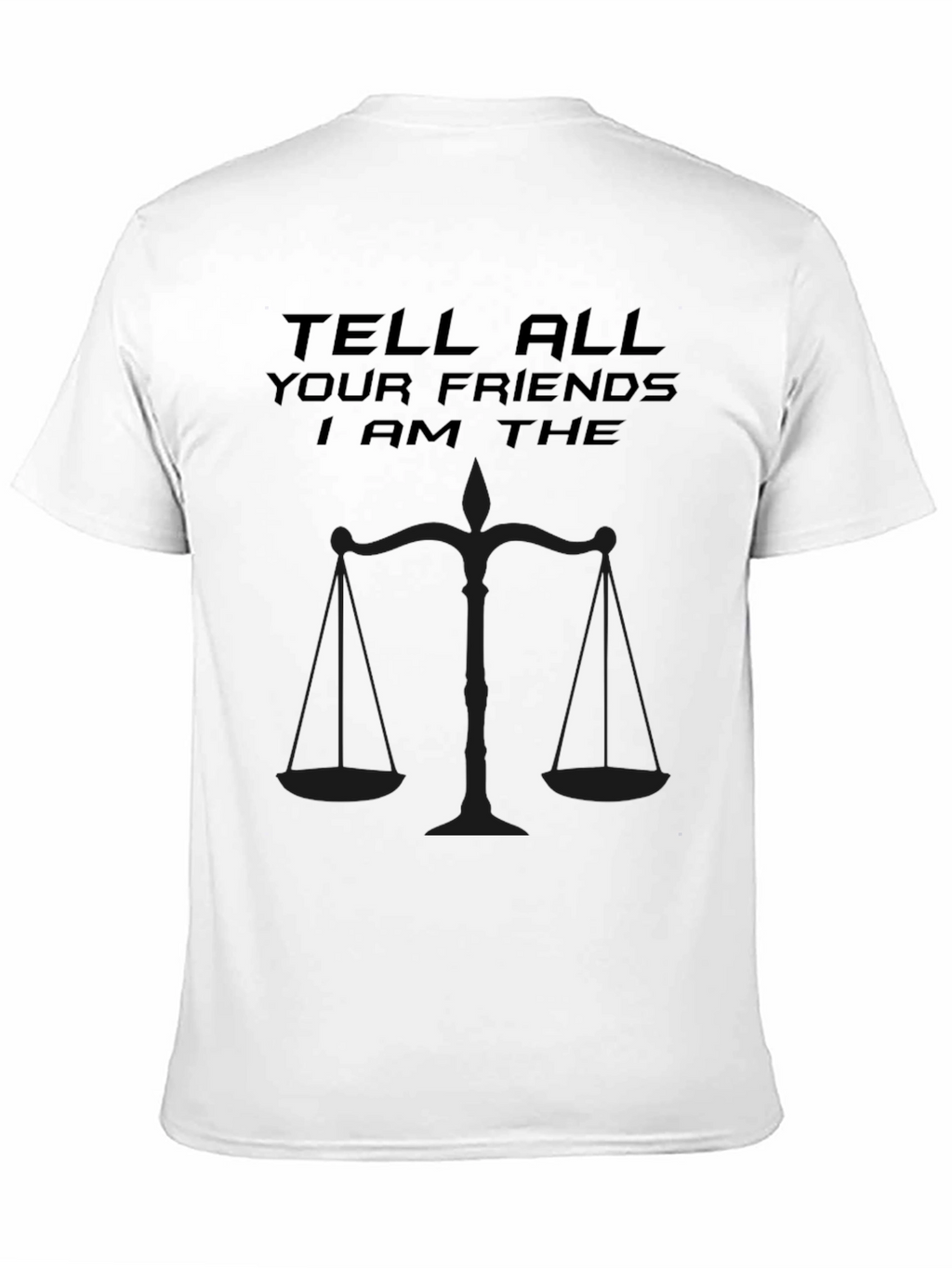 Justice Scales Graphic Tee - Tell All Your Friends!