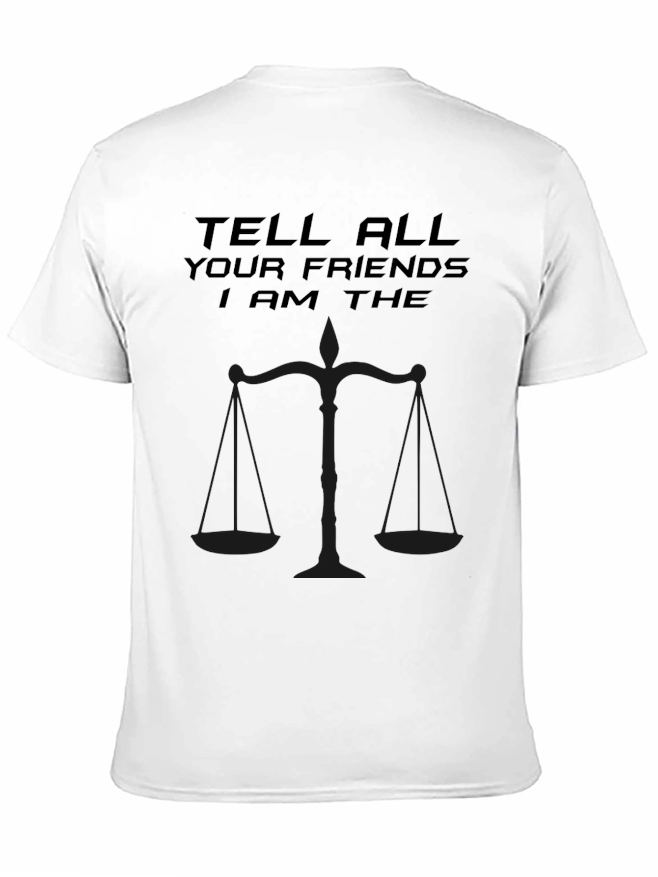 Justice Scales Graphic Tee - Tell All Your Friends!