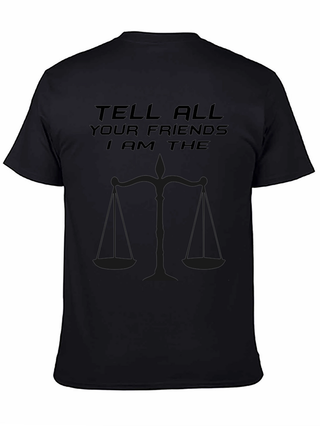 Justice Scales Graphic Tee - Tell All Your Friends!
