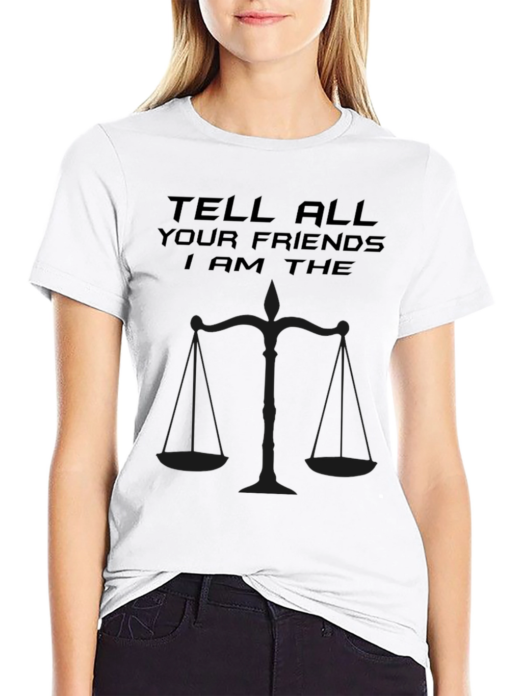 Justice Scales Graphic Tee - Tell All Your Friends!