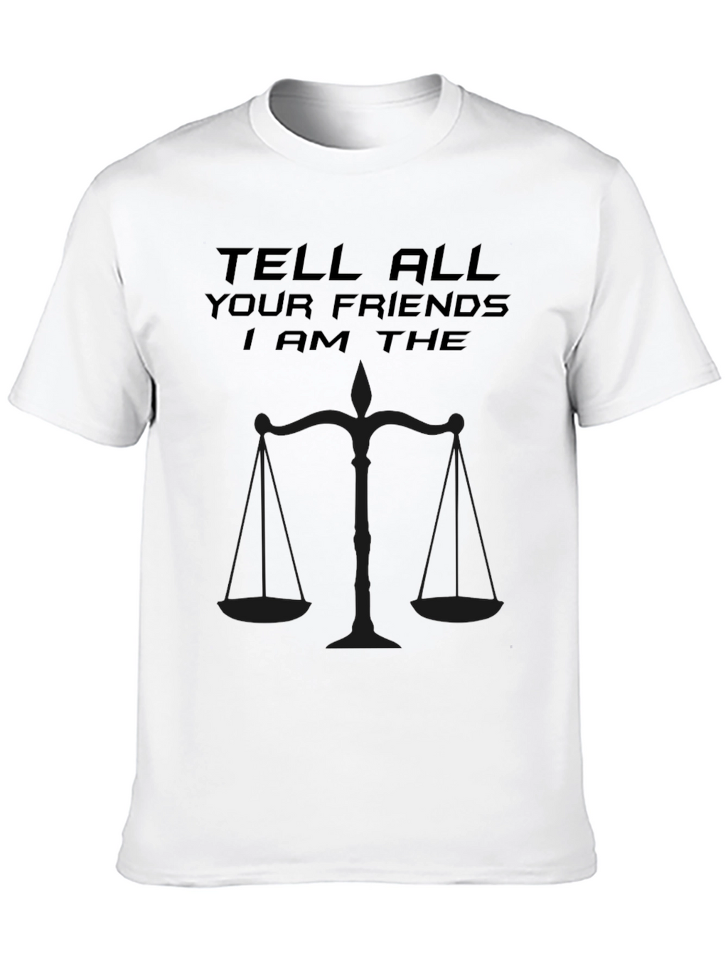 Justice Scales Graphic Tee - Tell All Your Friends!