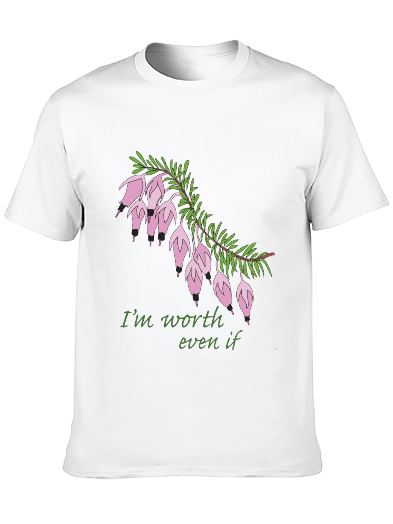 Worth It Flower Graphic T-Shirt