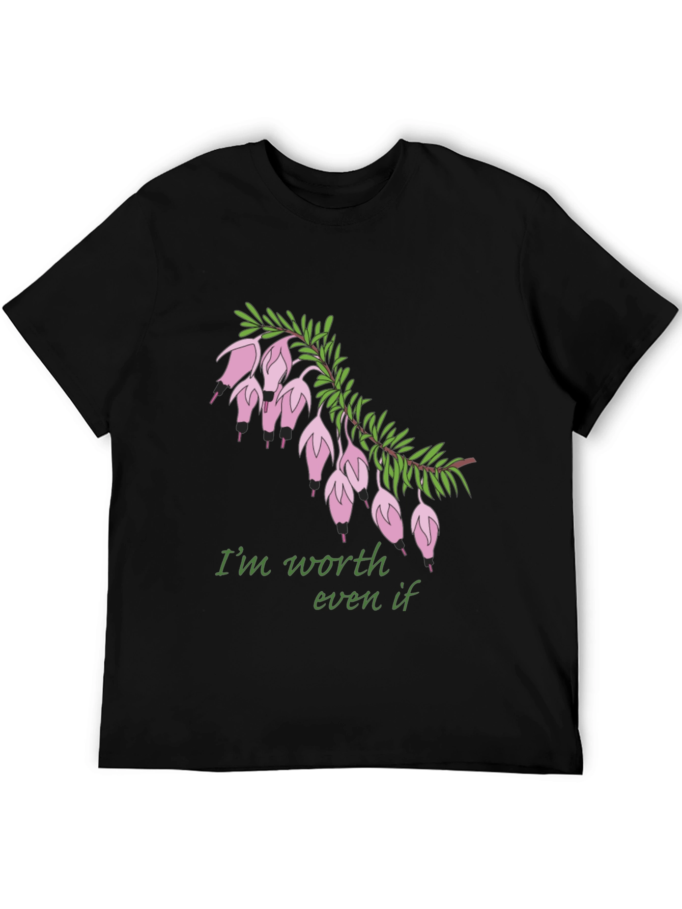 Worth It Flower Graphic T-Shirt