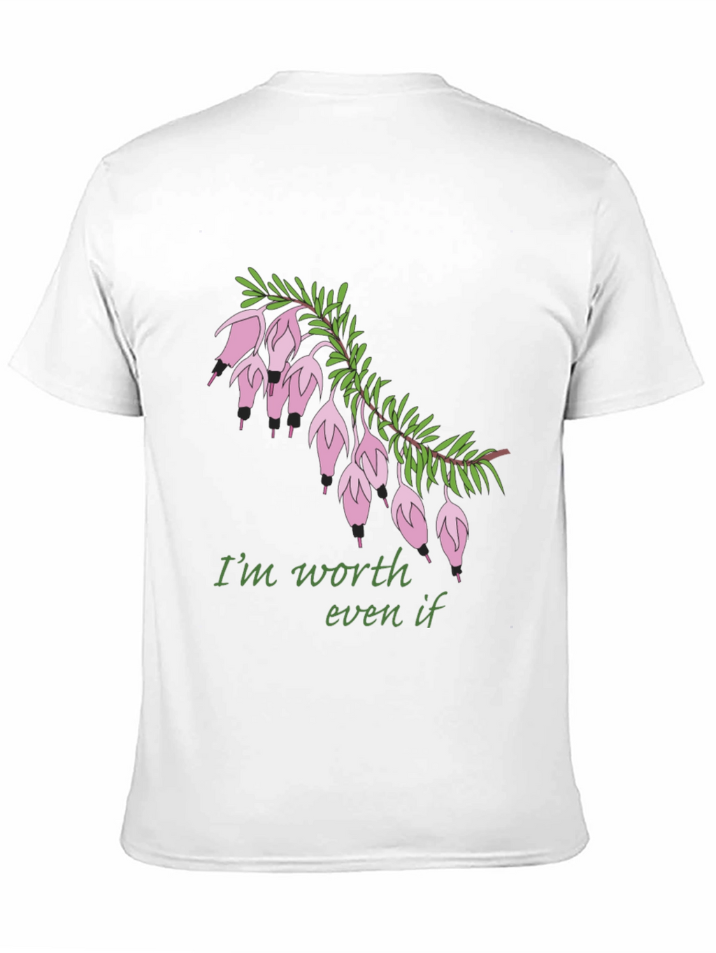 Worth It Flower Graphic T-Shirt