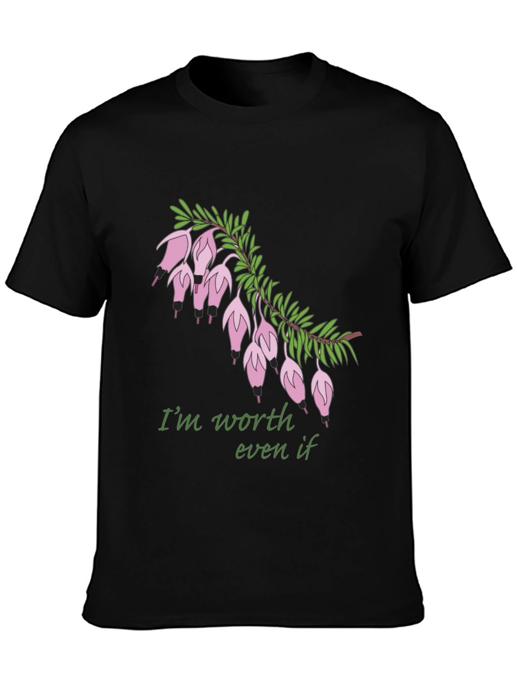 Worth It Flower Graphic T-Shirt