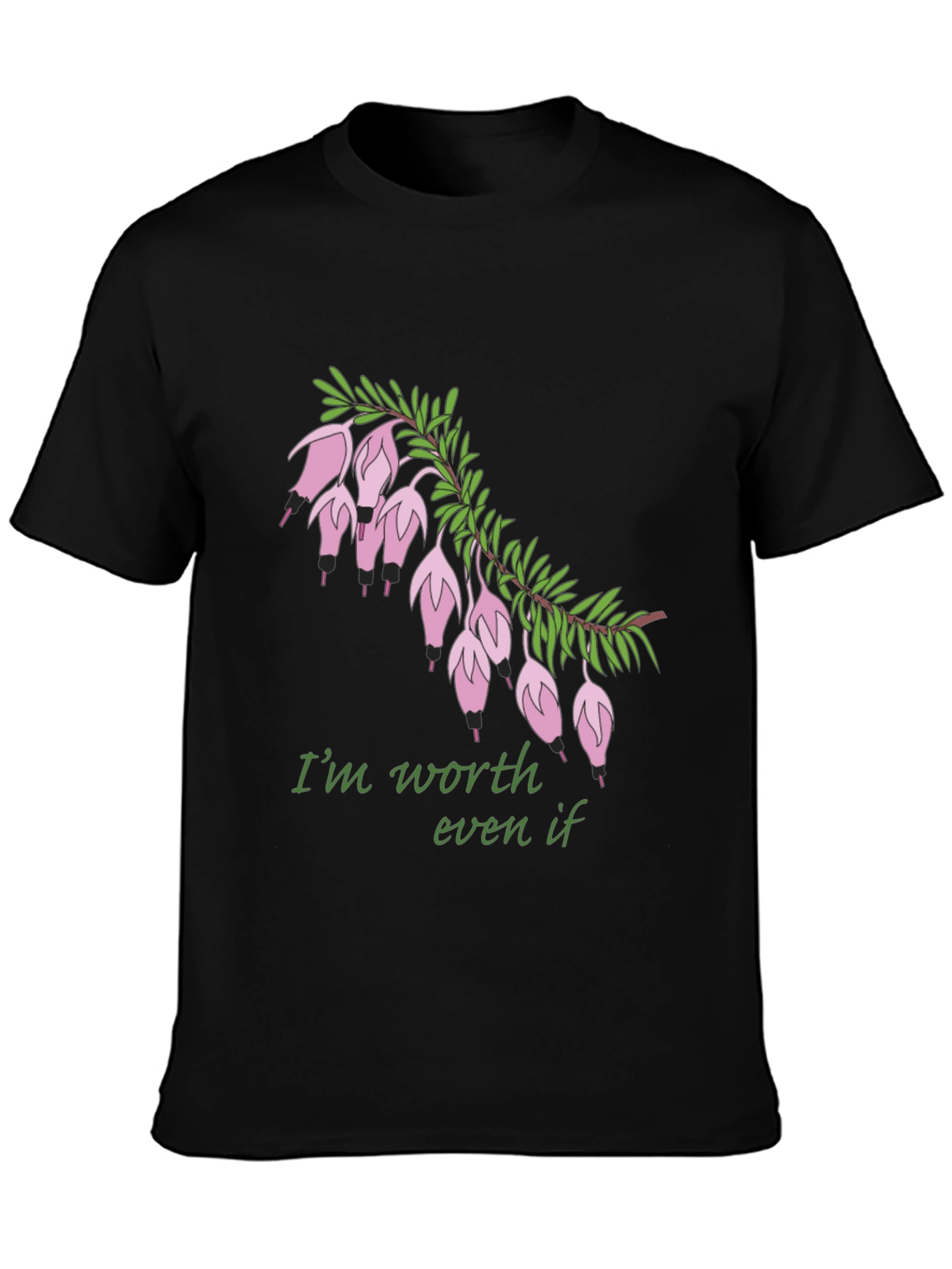 Worth It Flower Graphic T-Shirt