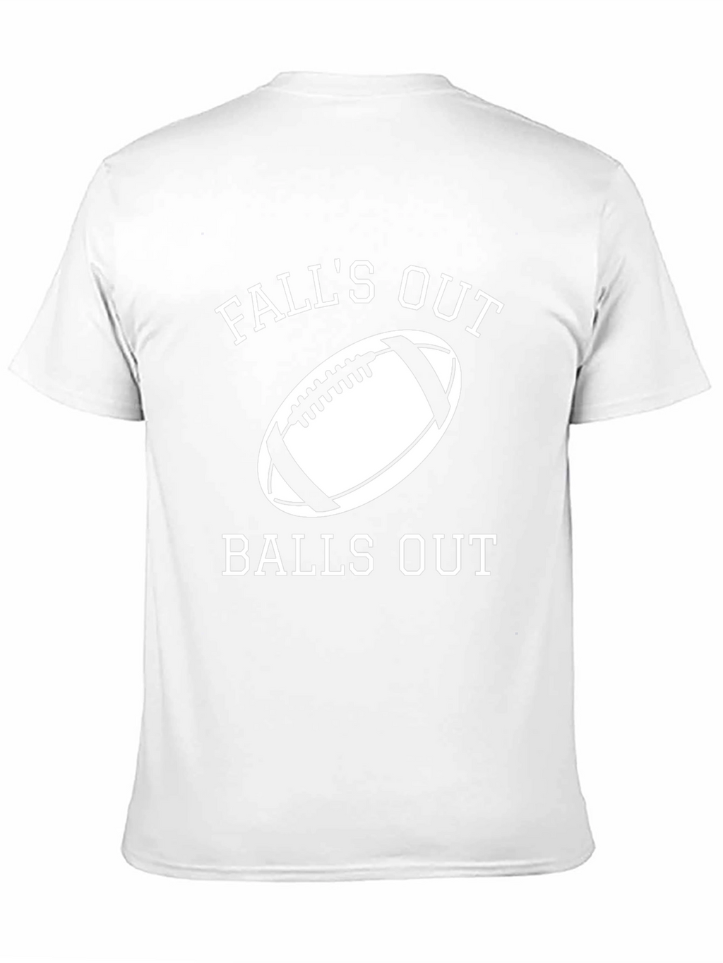 Falls Out Balls Out Football Graphic Tee