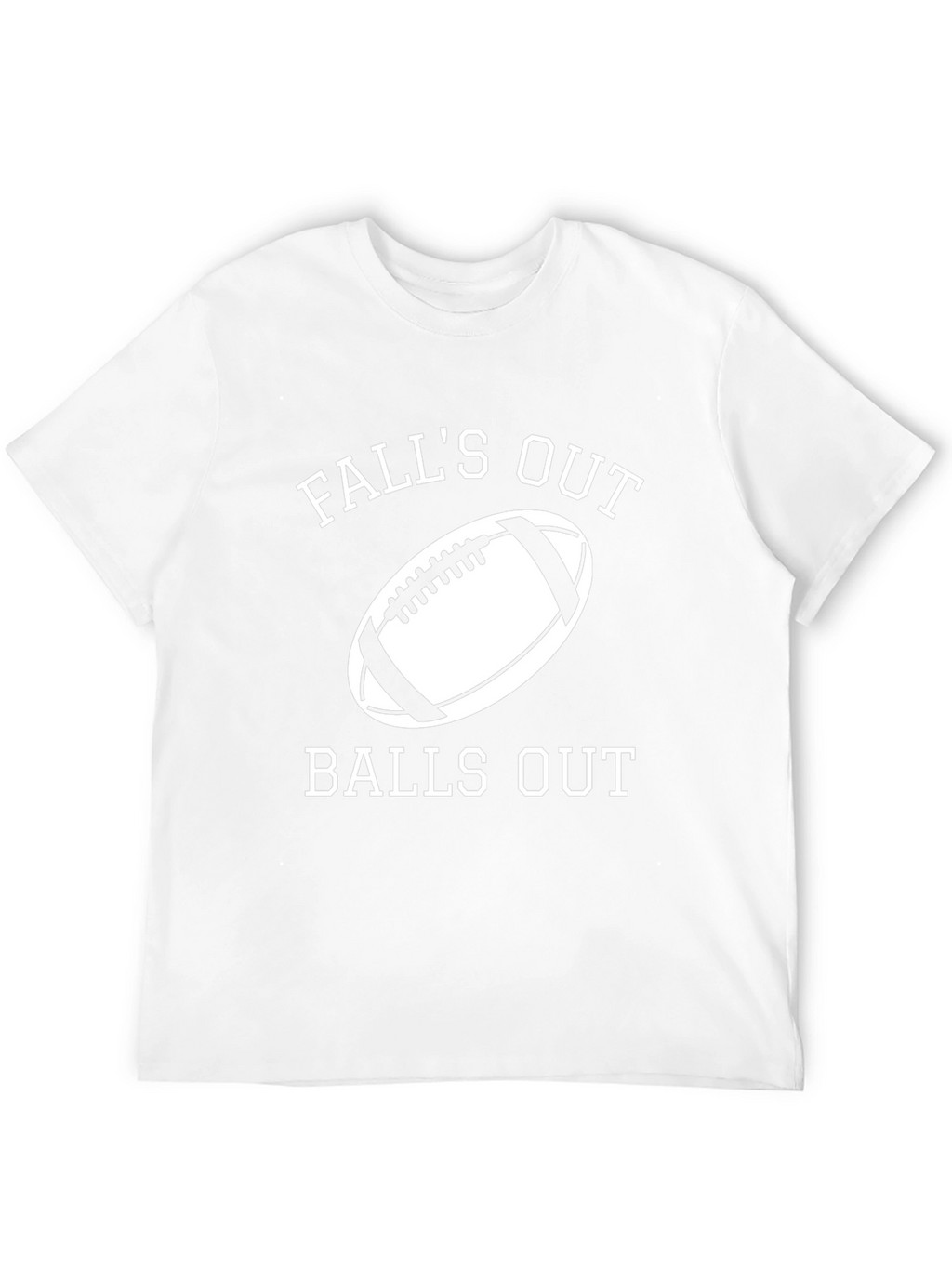 Falls Out Balls Out Football Graphic Tee