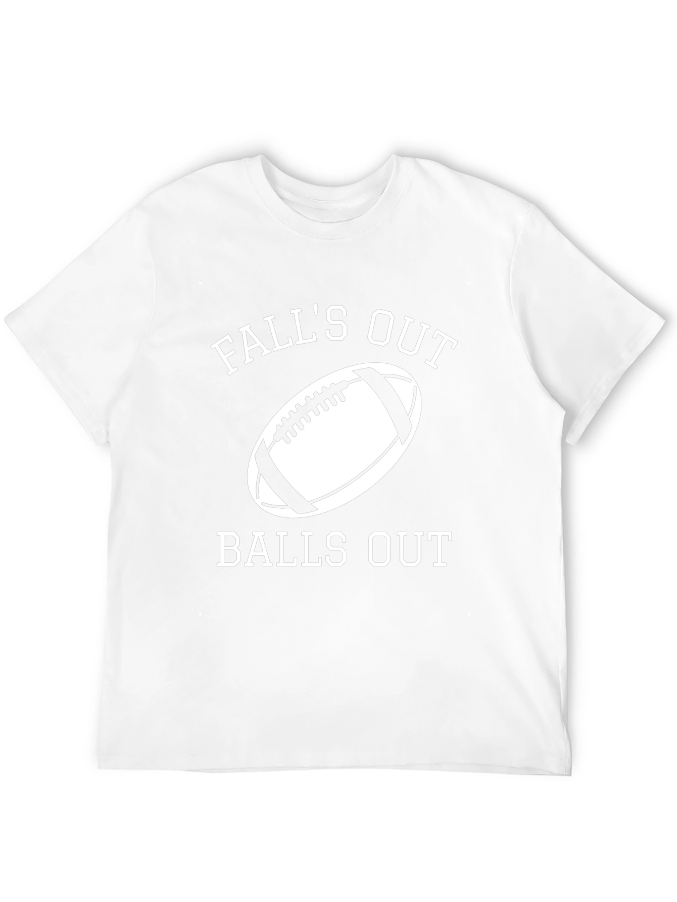 Falls Out Balls Out Football Graphic Tee