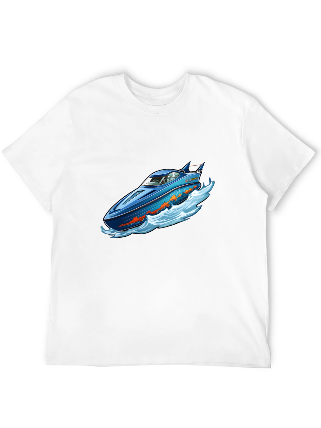 Blue Speedboat T-Shirt