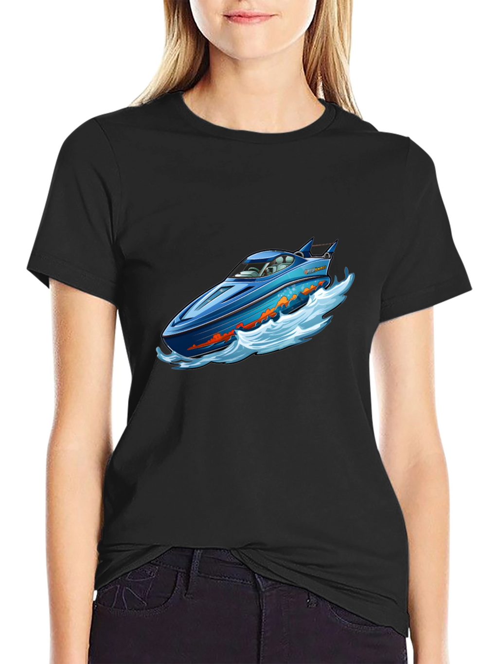 Blue Speedboat T-Shirt