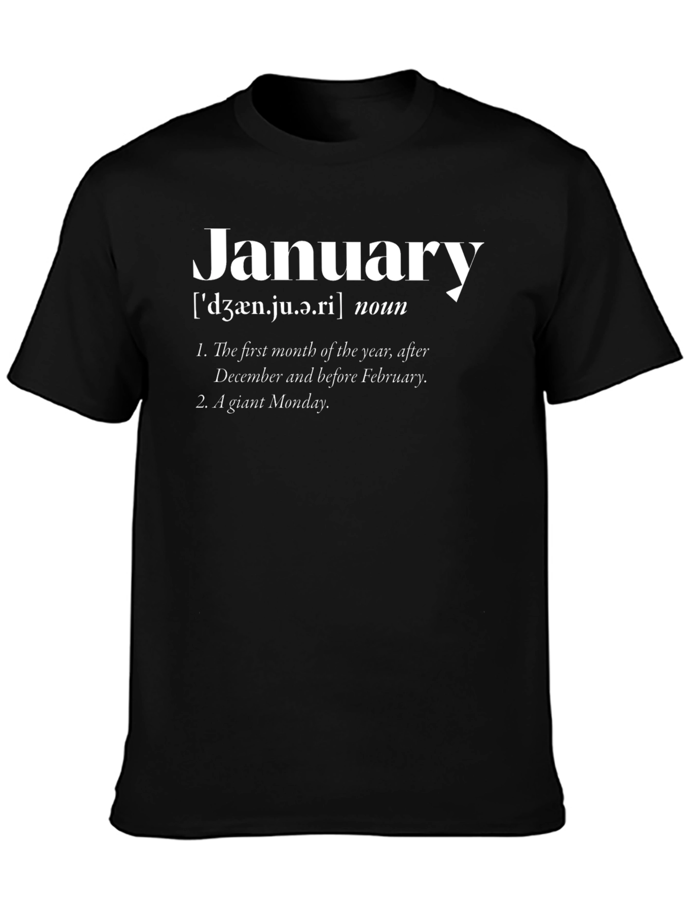 January Definition Graphic T-Shirt