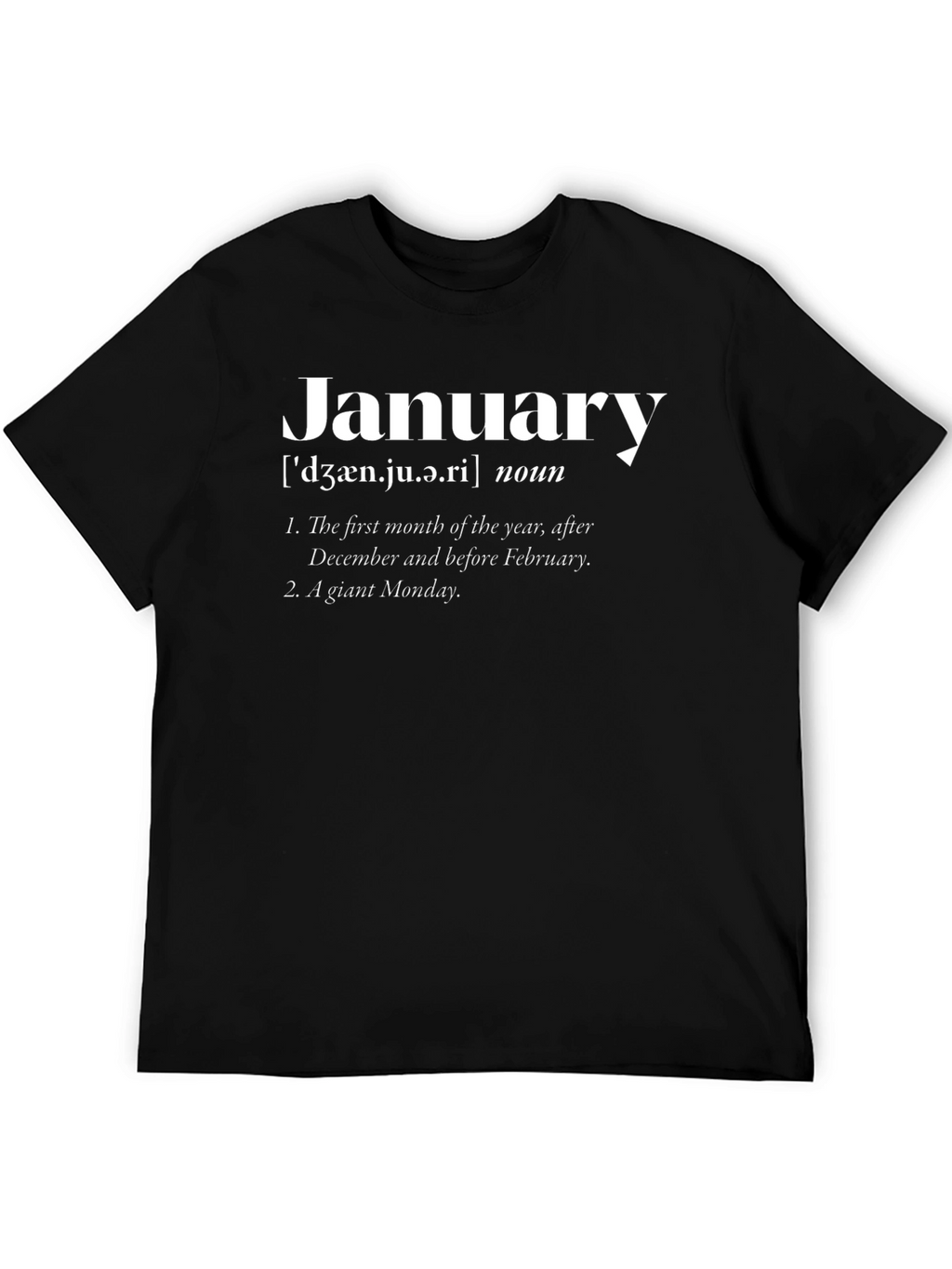 January Definition Graphic T-Shirt