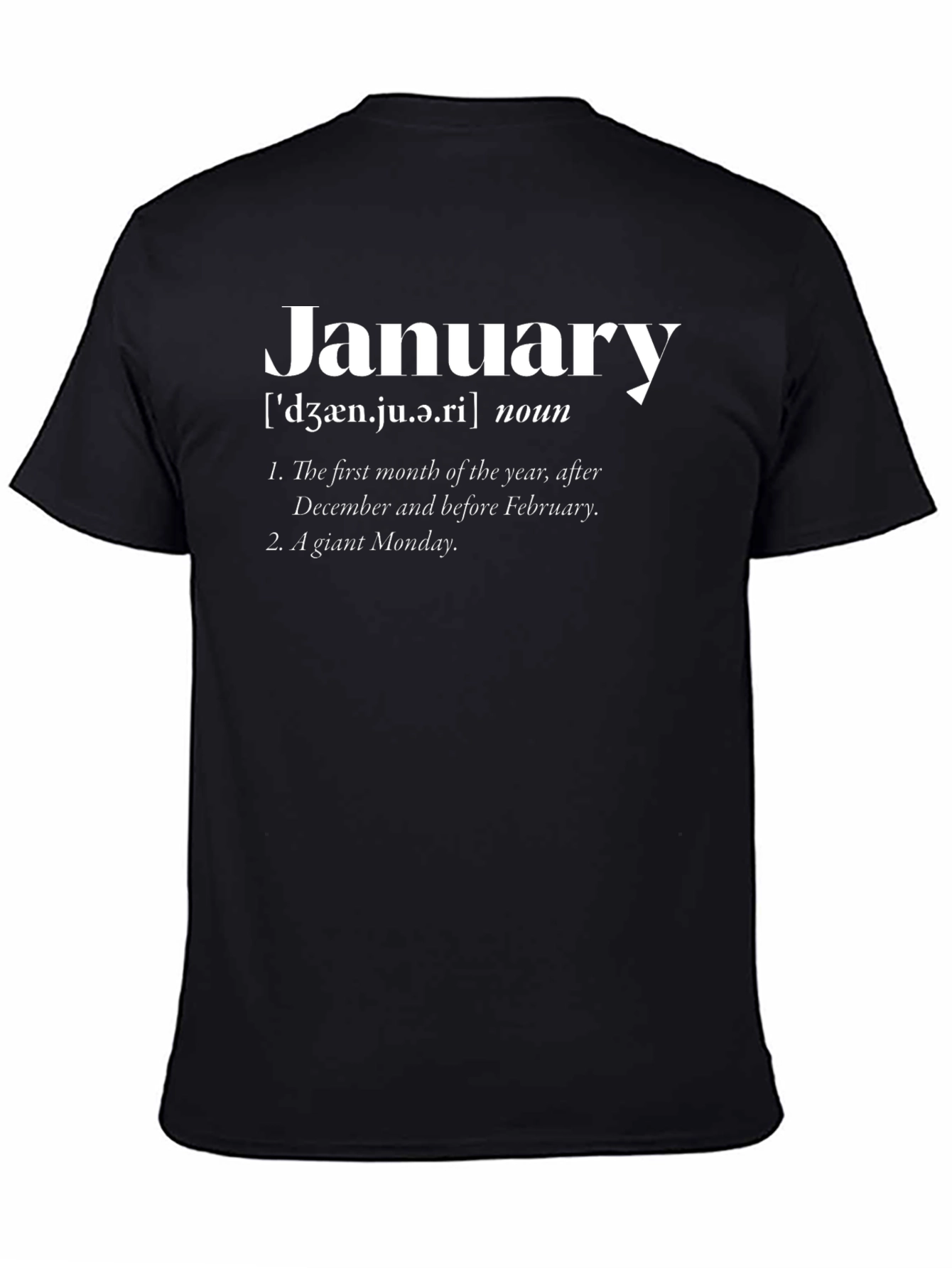 January Definition Graphic T-Shirt