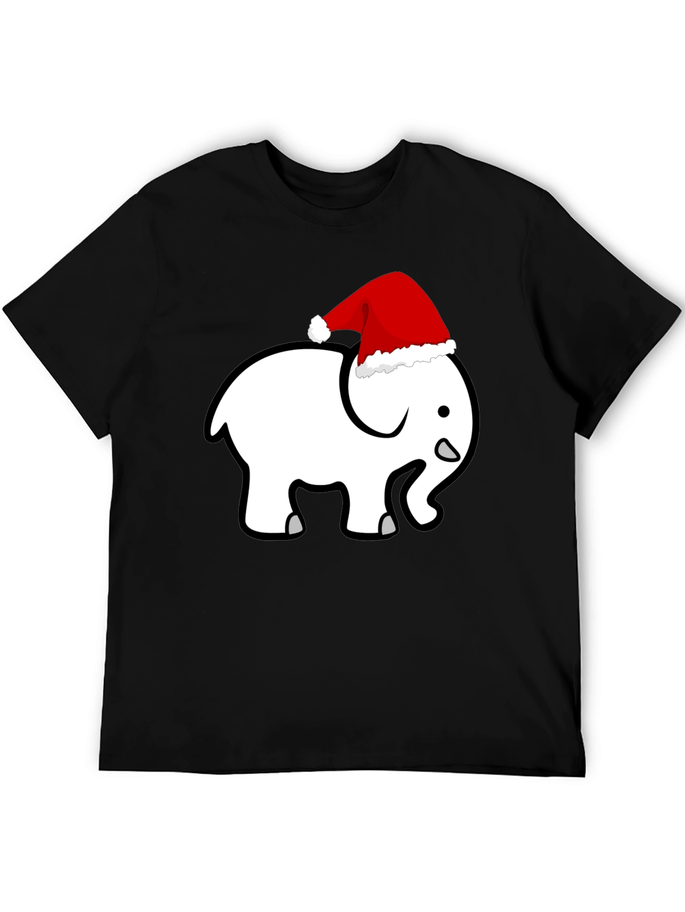 Festive Elephant T-Shirt - Holiday Fun