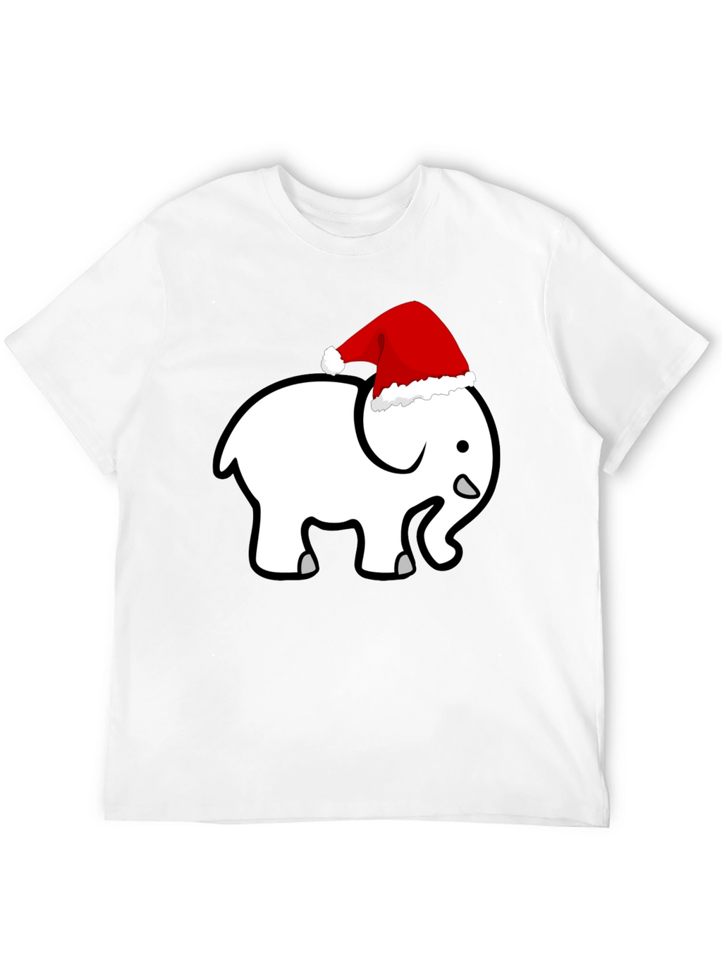 Festive Elephant T-Shirt - Holiday Fun