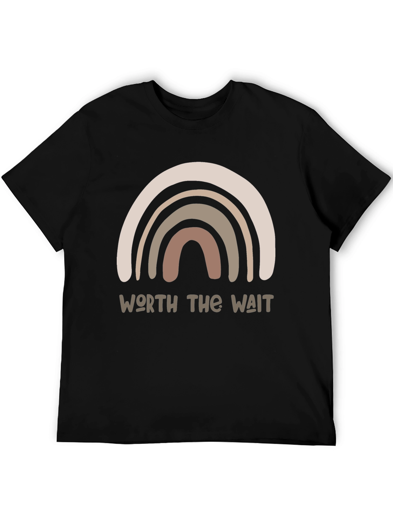 Worth the Wait Rainbow Graphic Tee - Unisex