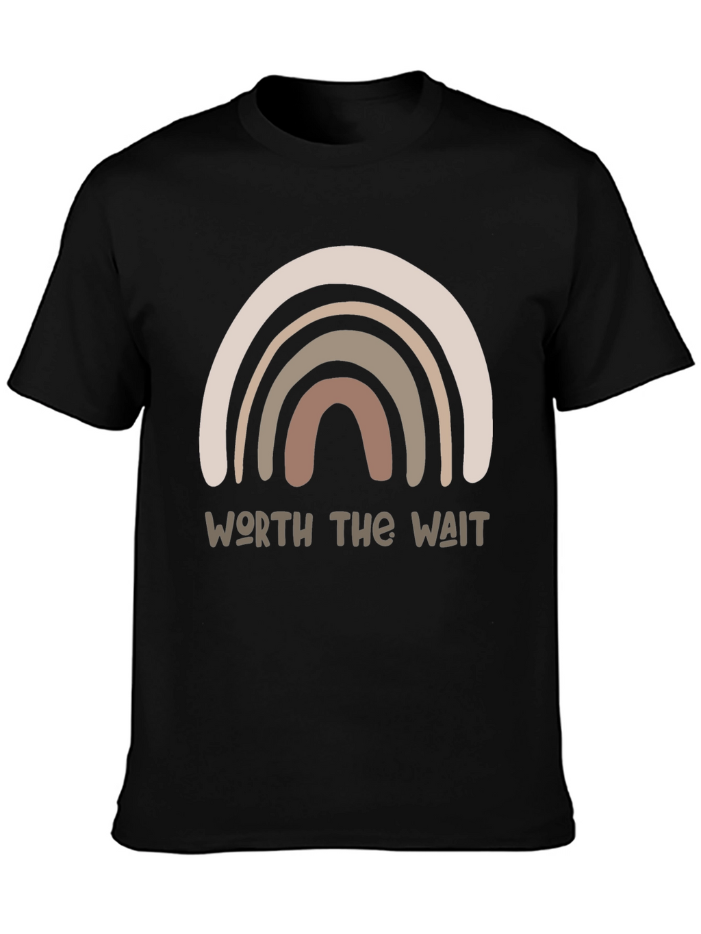 Worth the Wait Rainbow Graphic Tee - Unisex