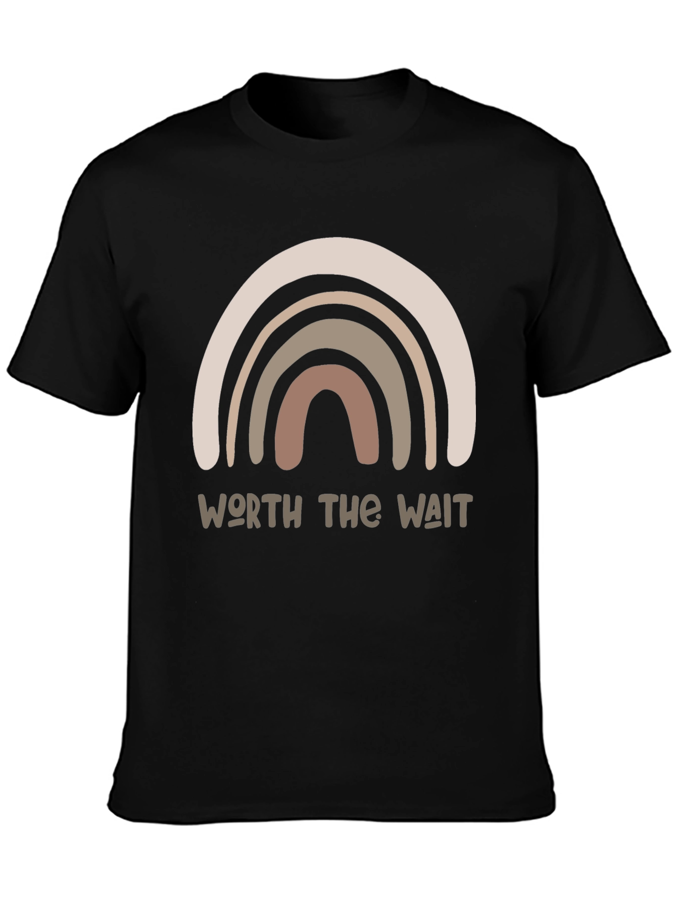 Worth the Wait Rainbow Graphic Tee - Unisex