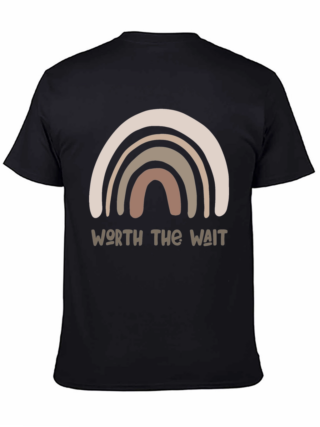 Worth the Wait Rainbow Graphic Tee - Unisex