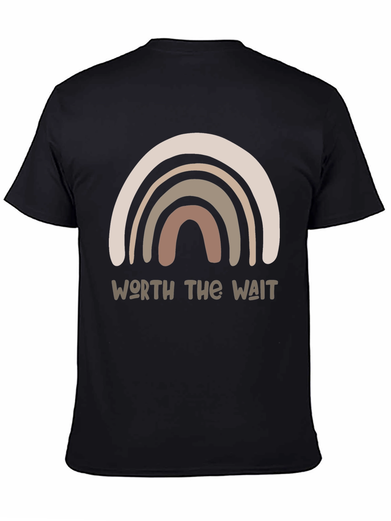Worth the Wait Rainbow Graphic Tee - Unisex
