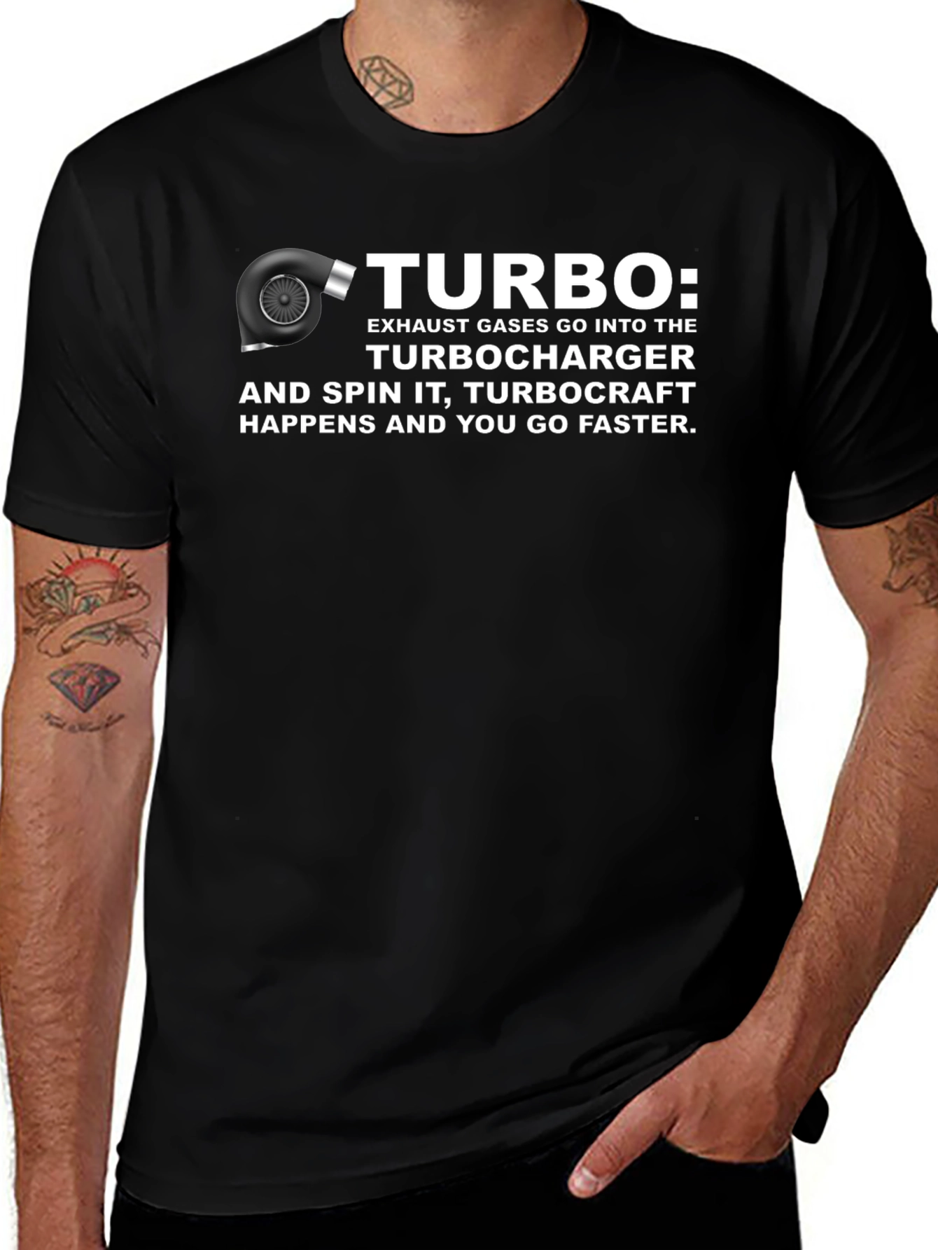 Turbocharger T-Shirt - Spin It & Go Faster!